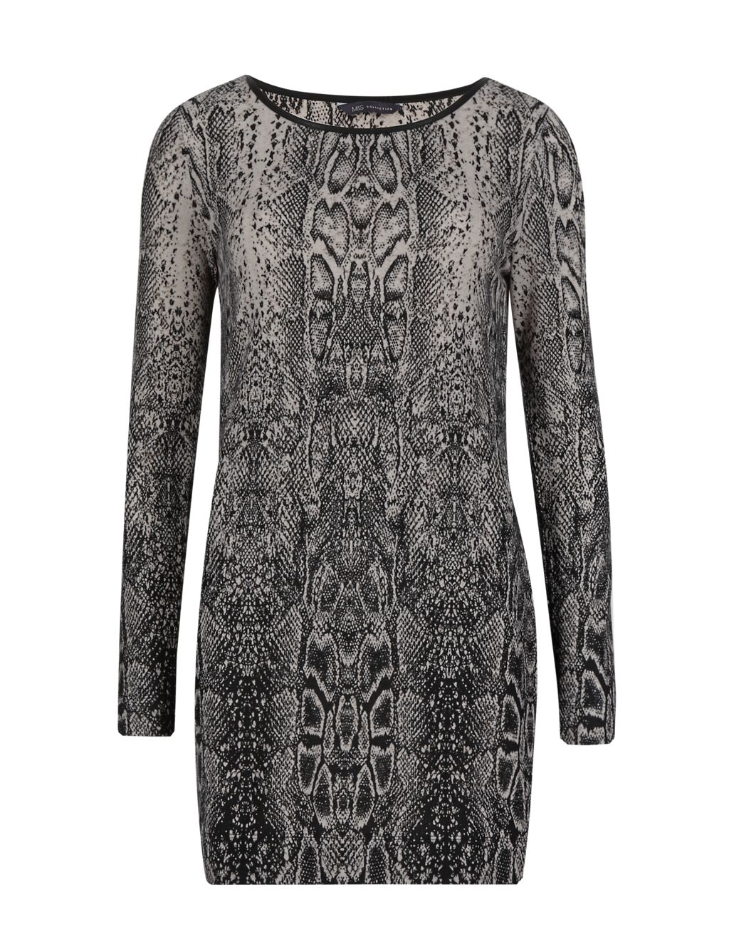 Faux Snakeskin Print Tunic 1 of 4