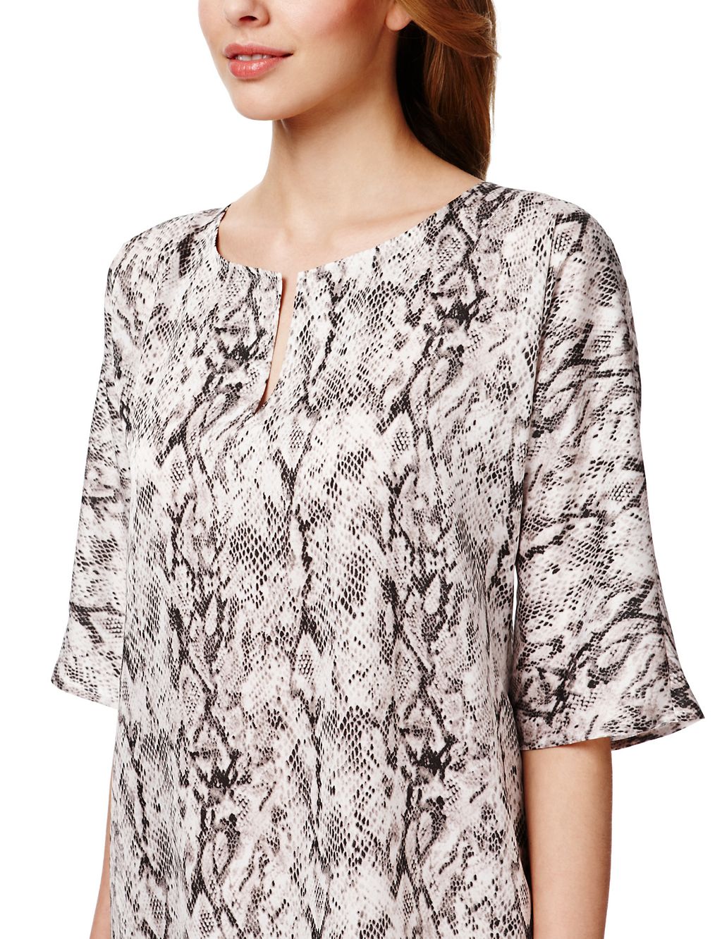 Faux Snakeskin Print Tunic 5 of 5