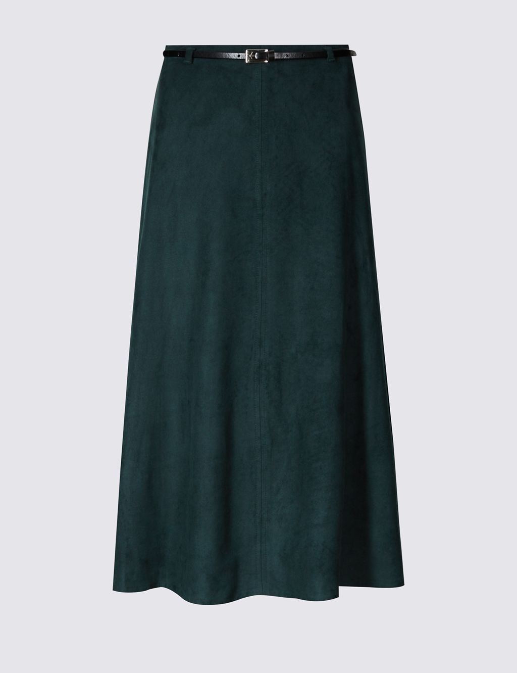 Faux Suede A-Line Skirt 1 of 3