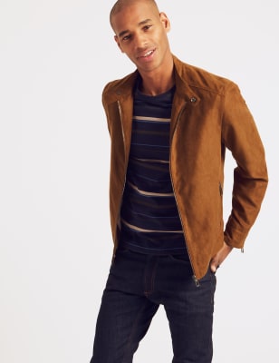 Mens suede hotsell jackets for sale