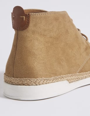 faux suede chukka boots