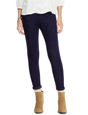 Calvin klein faux suede hot sale pants