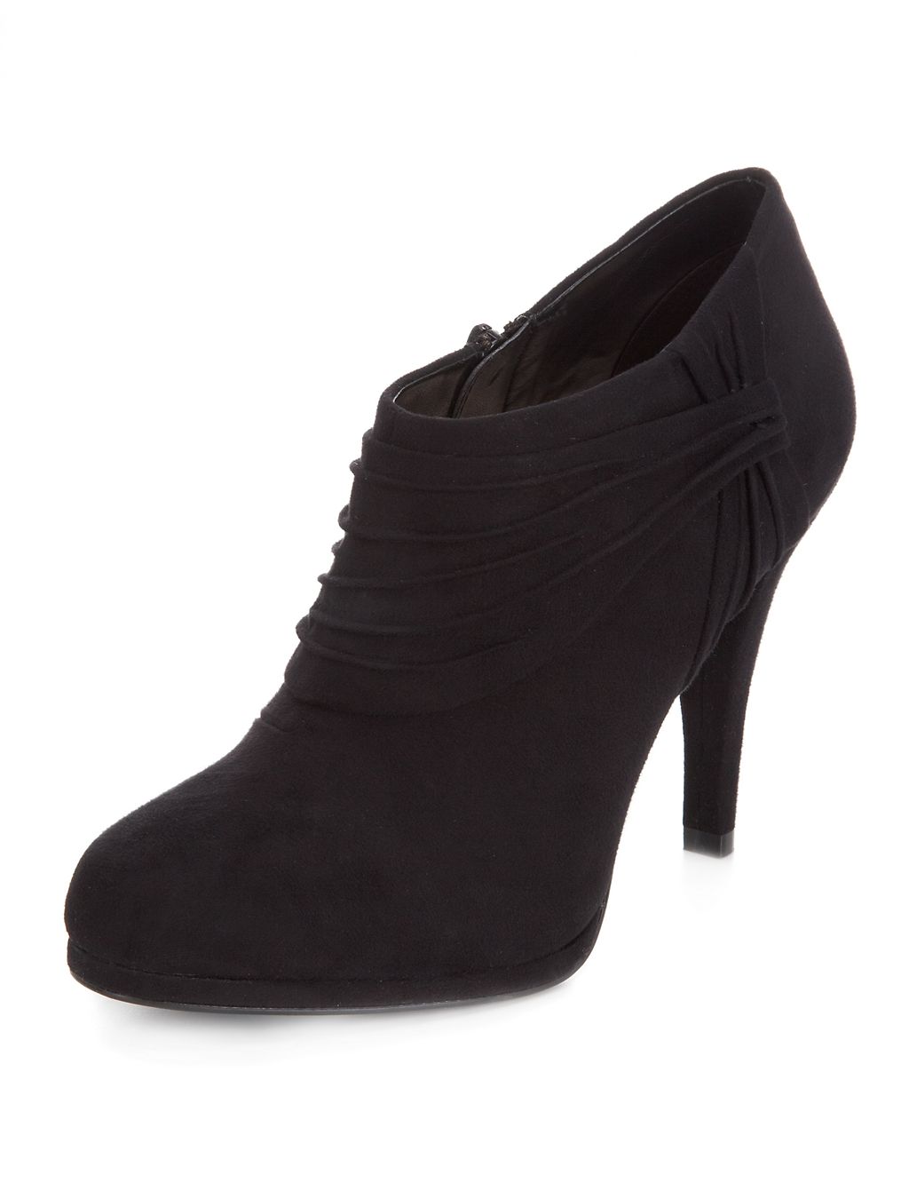 Faux Suede Ruched Platform Shoe Boots with Insolia® 2 of 5