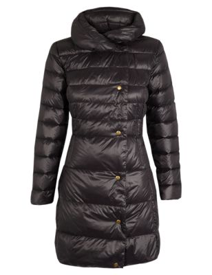 Feather & Down Asymmetric Padded Coat Image 2 of 7