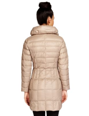 Asymmetric on sale padded coat