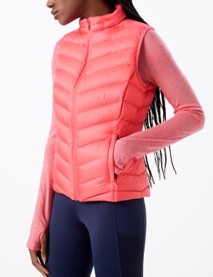 lightweight down gilet womens