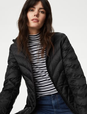 Feather & Down Packaway Puffer Jacket