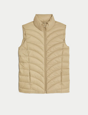 Feather & Down Packaway Puffer Gilet Image 2 of 7