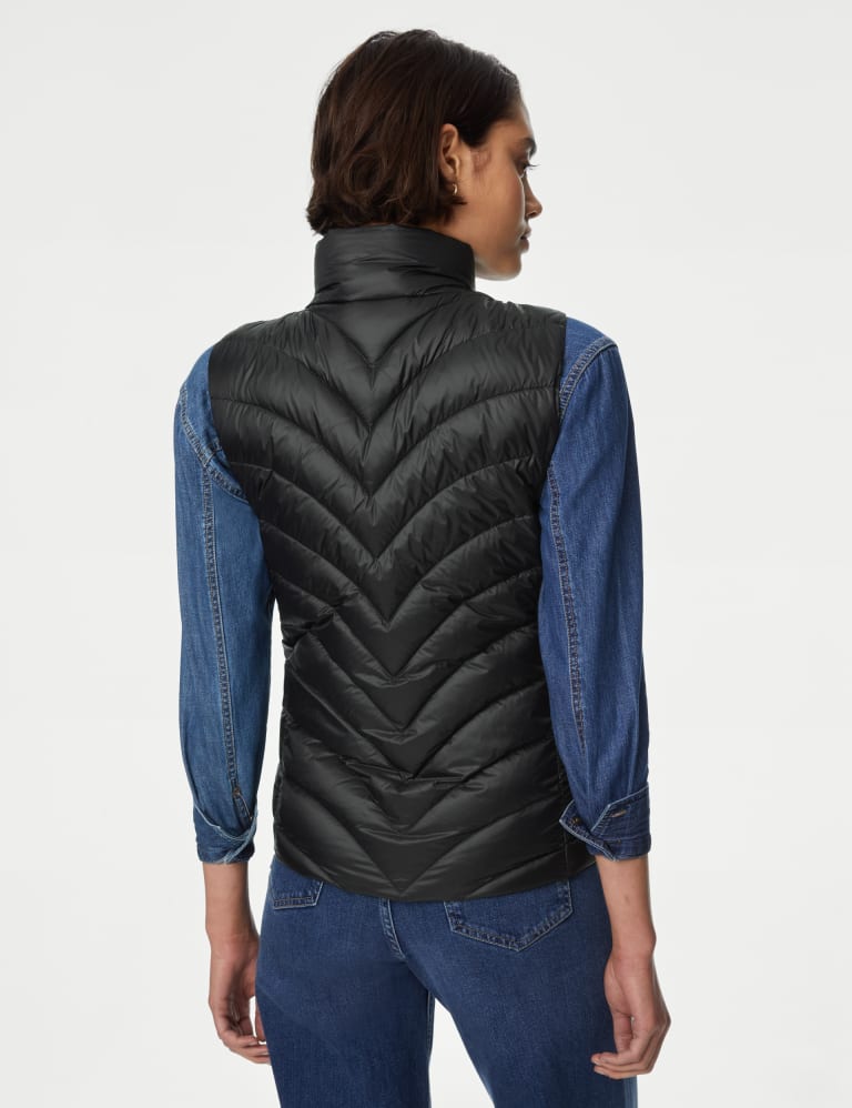 Feather and down gilet hot sale