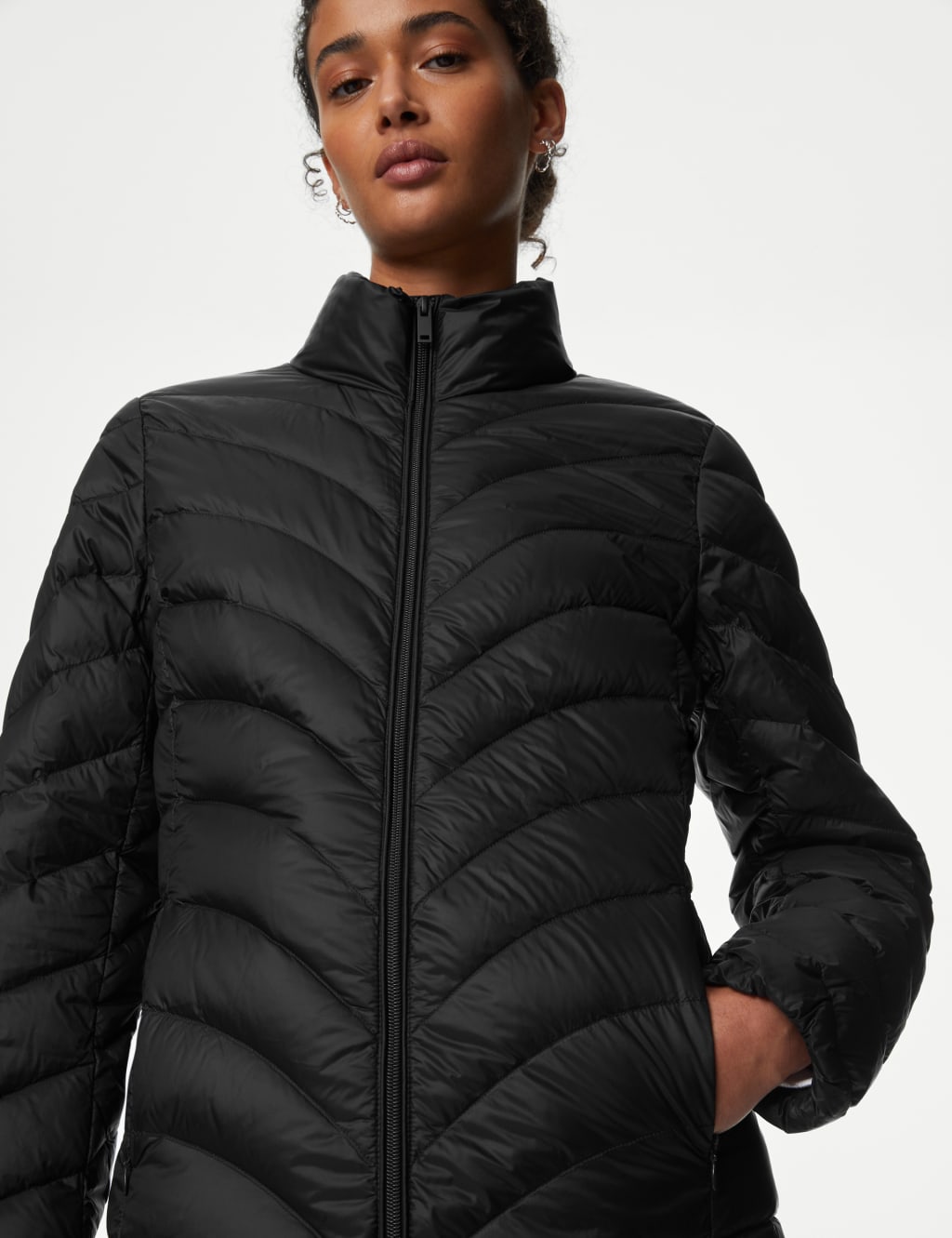 Feather down sales puffer jacket