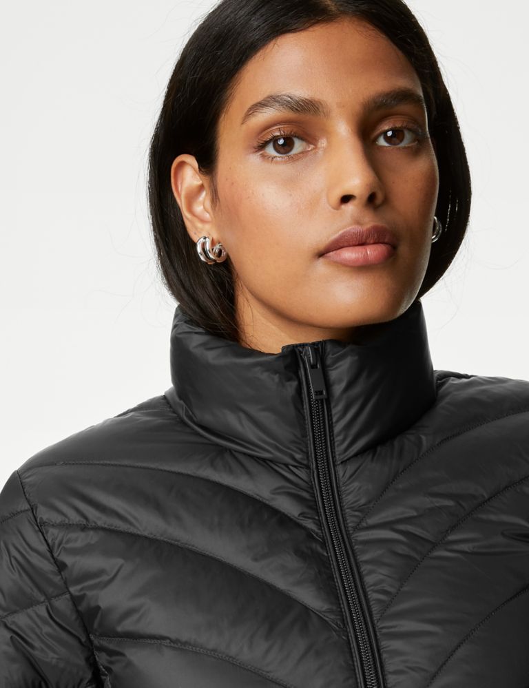 Feather and Down Puffer Jacket