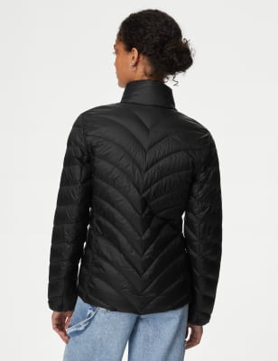 feather and down puffer jacket womens