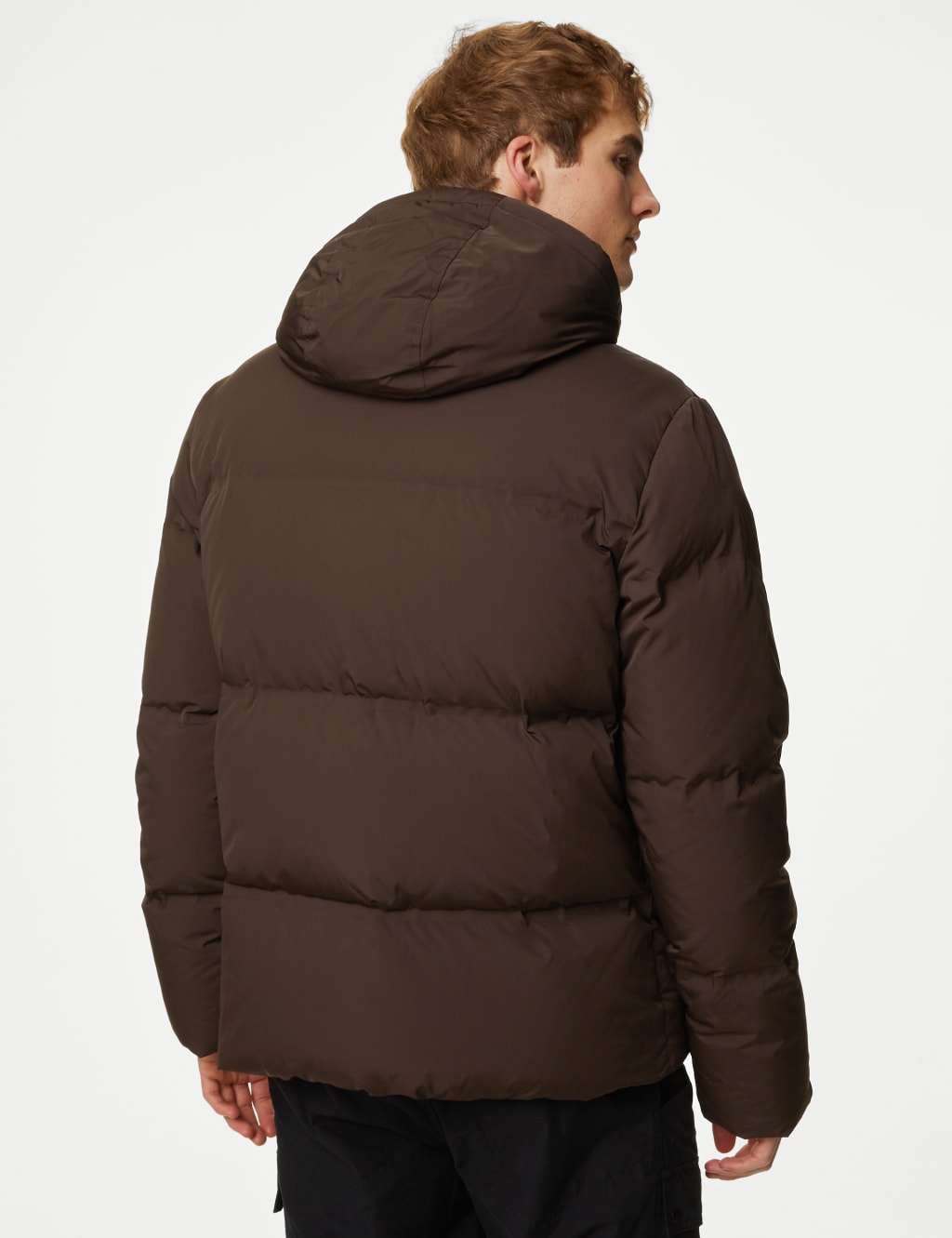Feather Down Puffer Jacket with Stormwear M S Collection M S