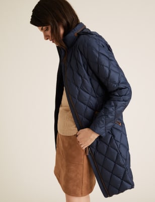 M&s padded hot sale coat