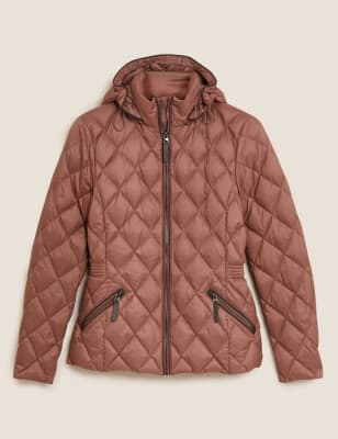 marks and spencer ladies feather and down coats