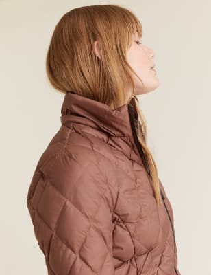 marks and spencer ladies feather and down coats