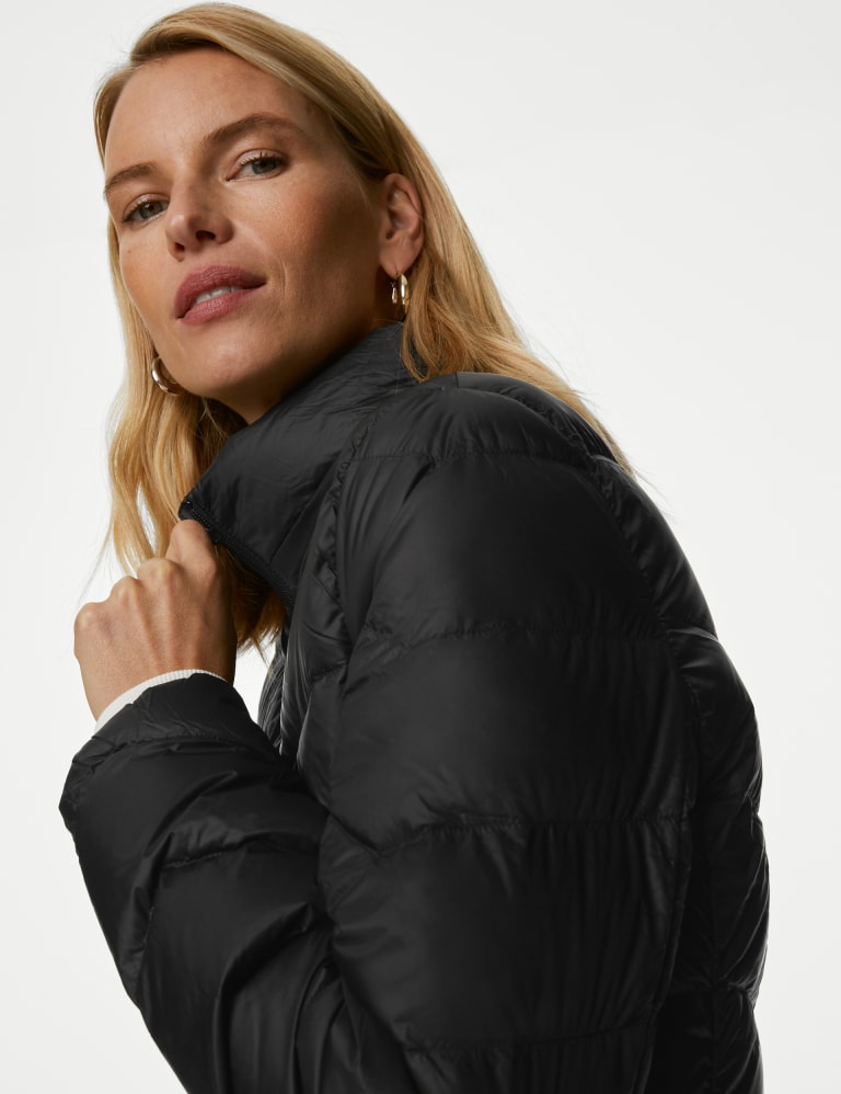 Ladies feather down coat shop