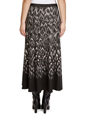 Feather Jacquard Midi Skirt | Per Una | M&S