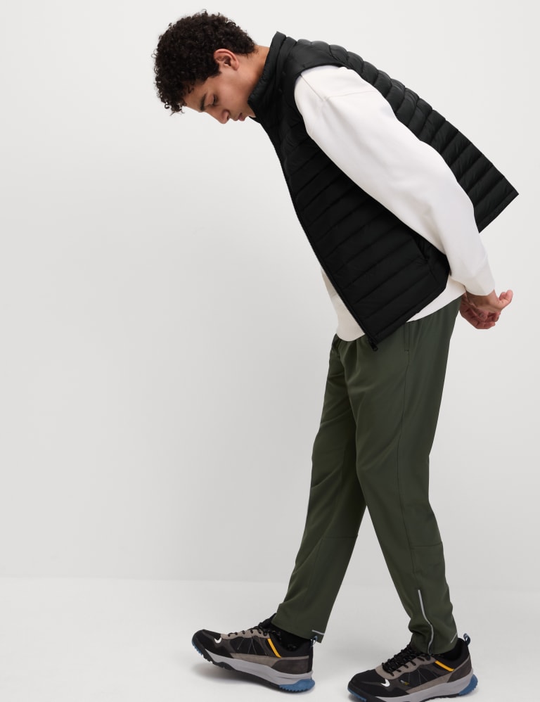 Mens down vest black deals
