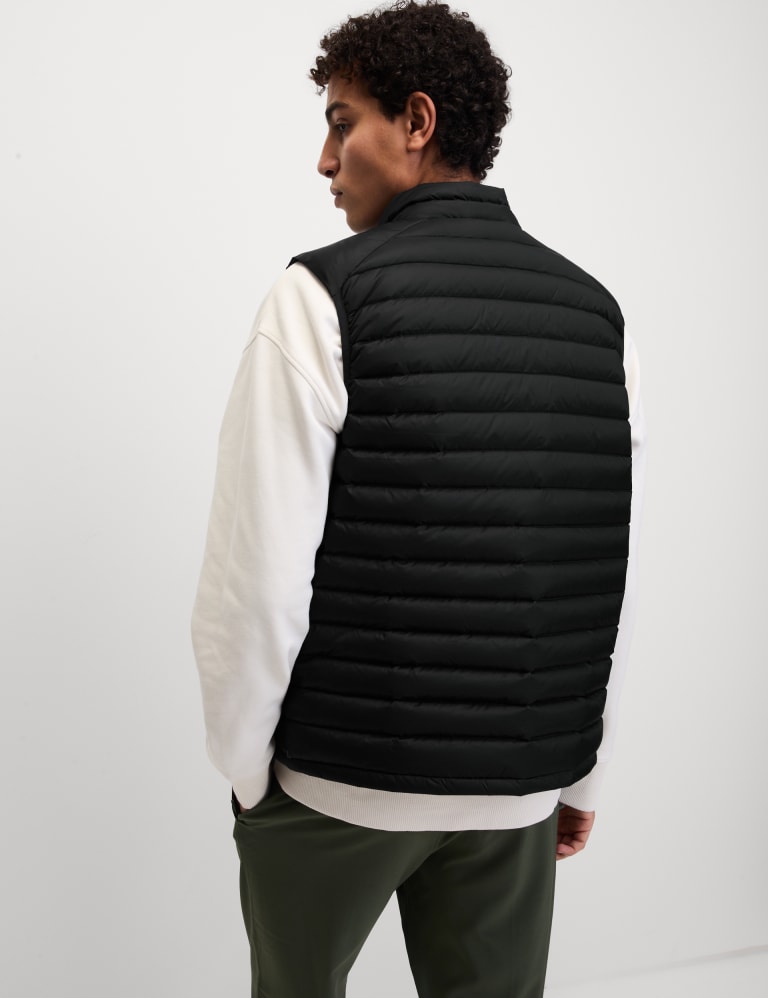 Down vest hot sale with short sleeves