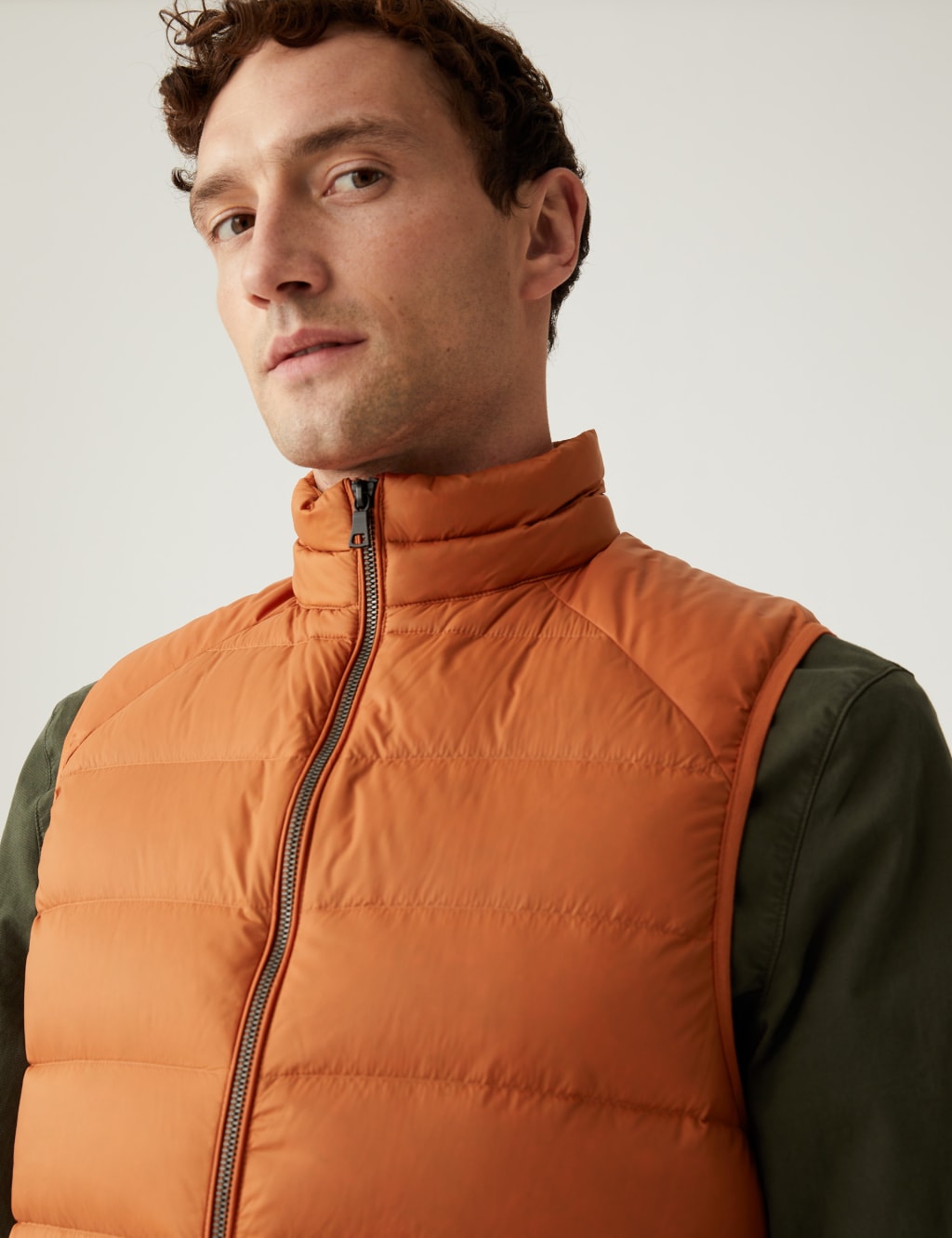 Feather and Down Gilet 1 of 7