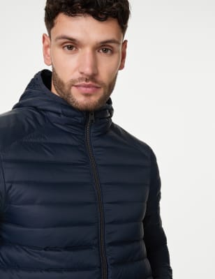 Coldcontrol lightweight shop hooded puffer coat