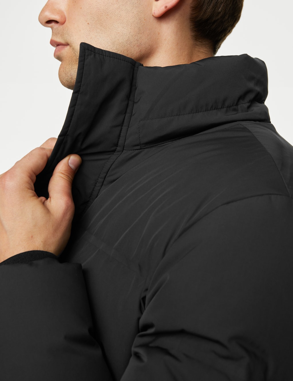 M and s mens puffer jacket store