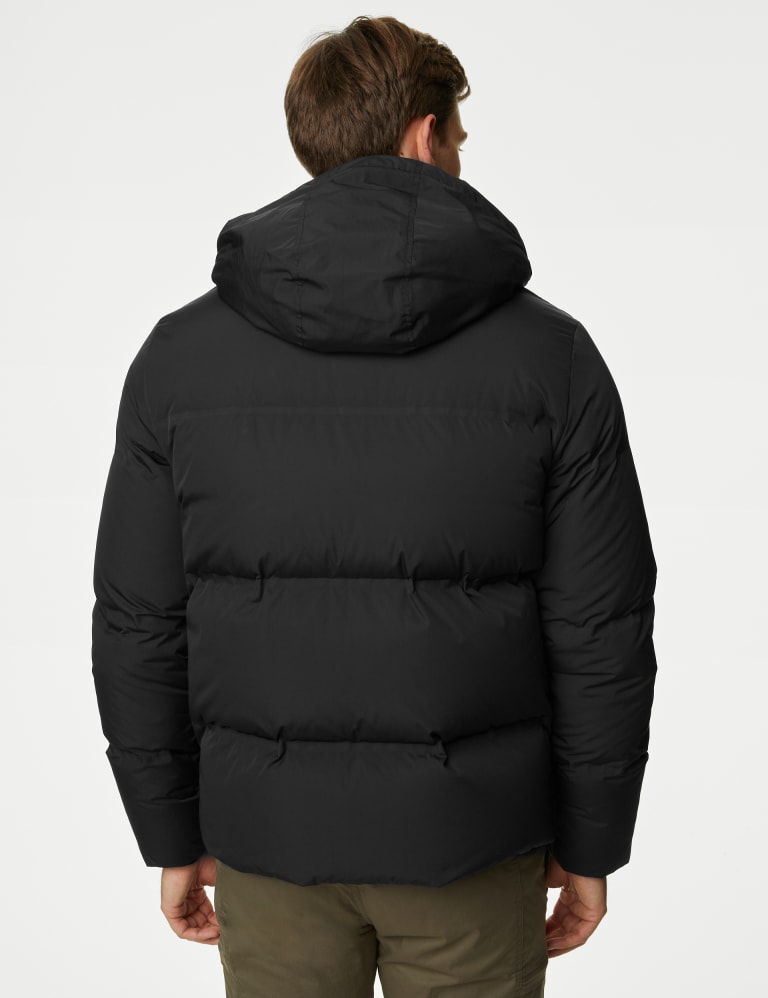 Mens down puffer discount jacket with hood