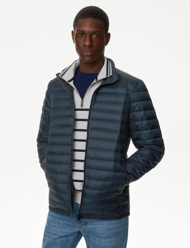 Feather and Down Puffer Jacket with Stormwear™