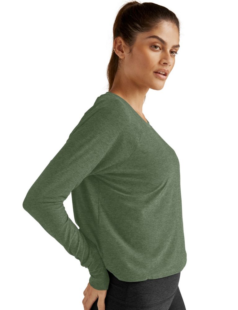 Featherweight Daydreamer Crew Neck Yoga Top 2 of 3