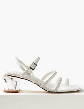 Feature Heel Ankle Strap Sandals Image 2 of 5