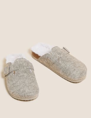 Felt clog slippers new arrivals