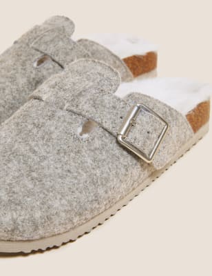 Felt mule clog slippers new arrivals