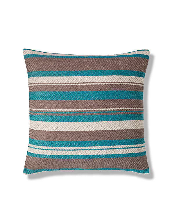 Felted Striped Cushion Image 1 of 2