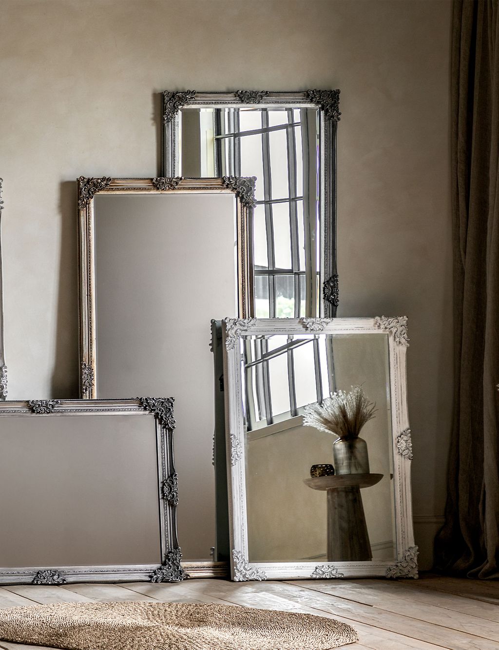 Fiennes Extra Large Rectangular Wall Mirror 3 of 5