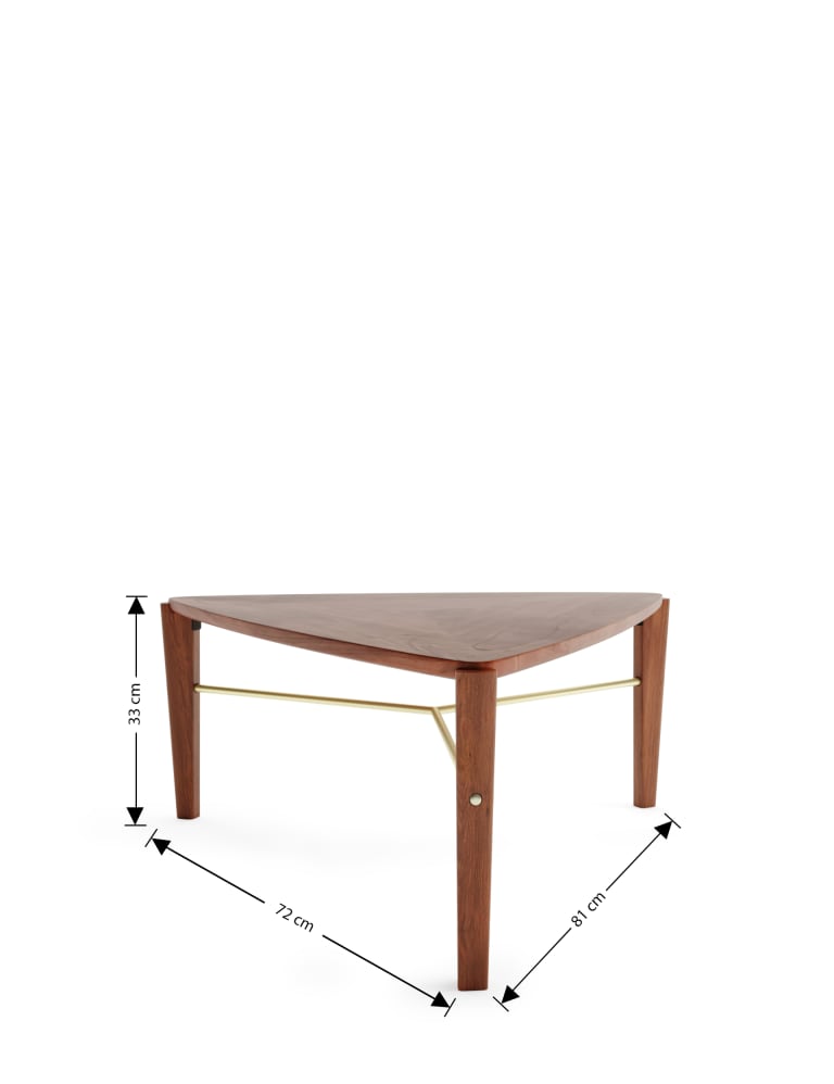 Triangle mid century 2024 modern coffee table