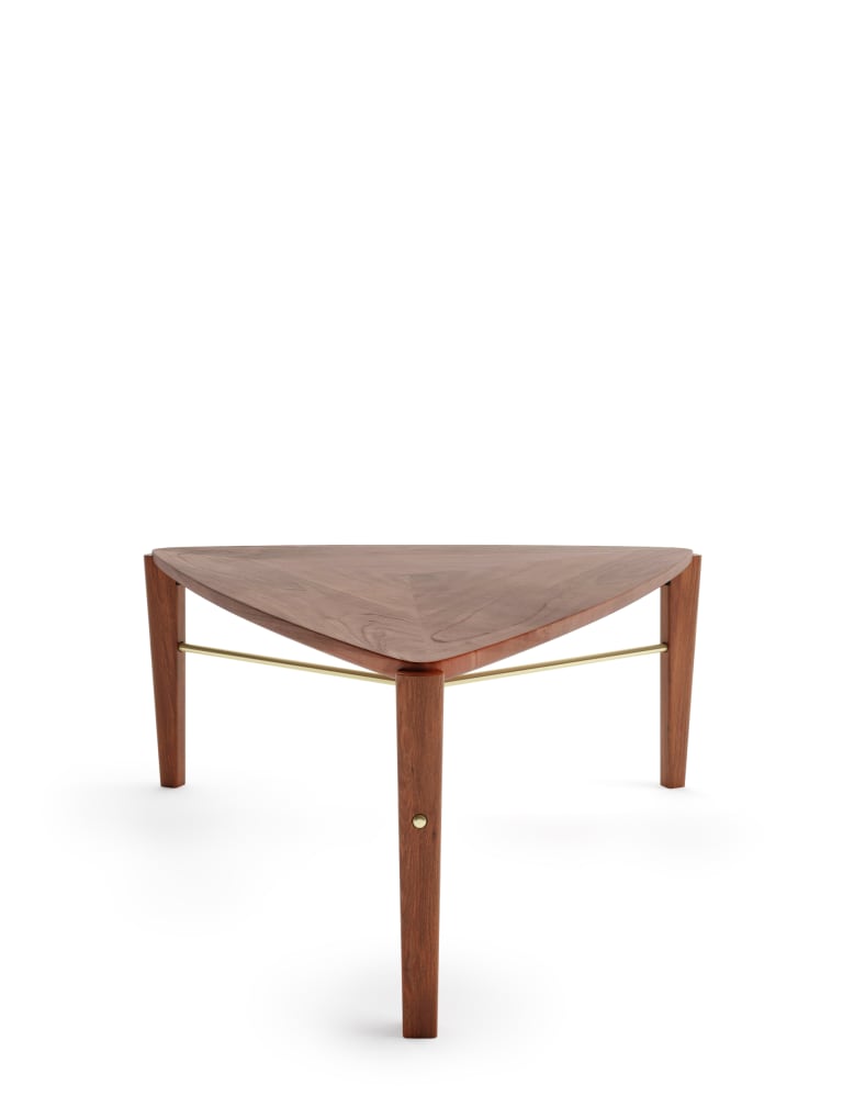 Modern triangle 2024 coffee table