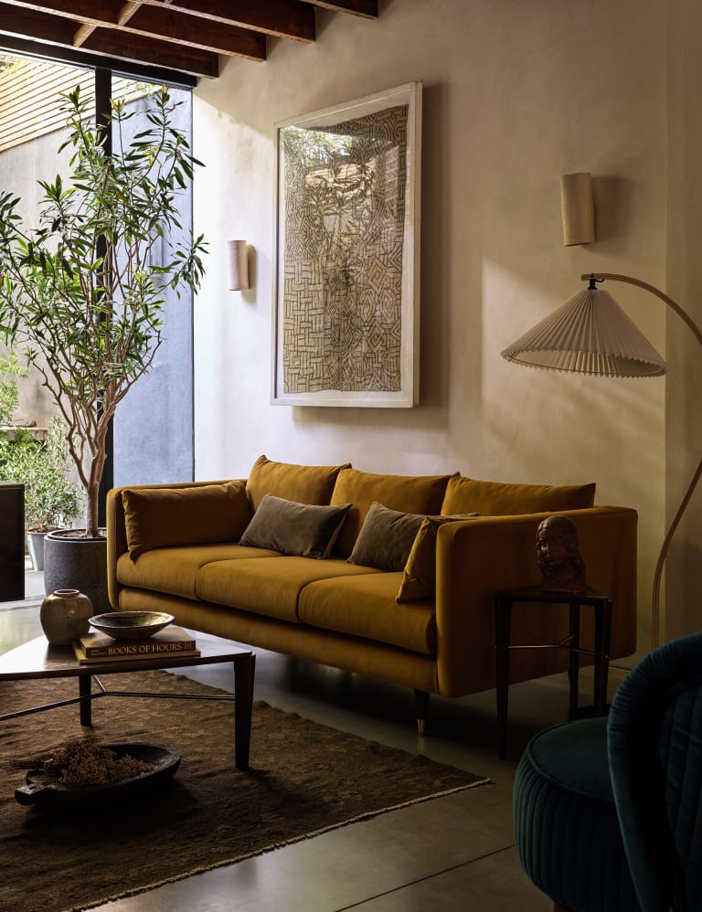 Mustard store side table
