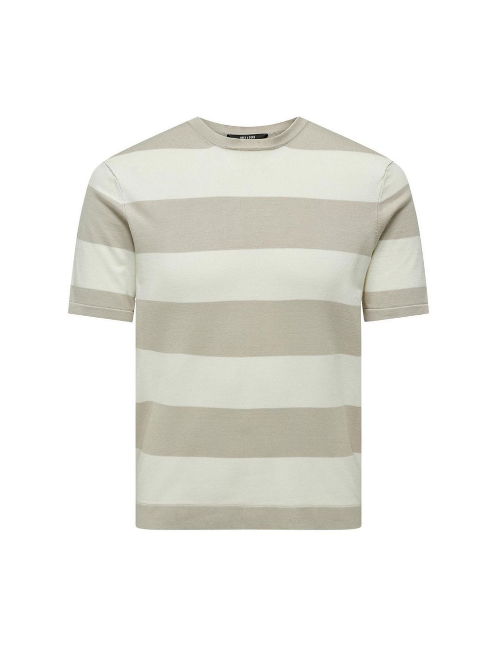 Fine Knit Striped T-Shirt 1 of 1