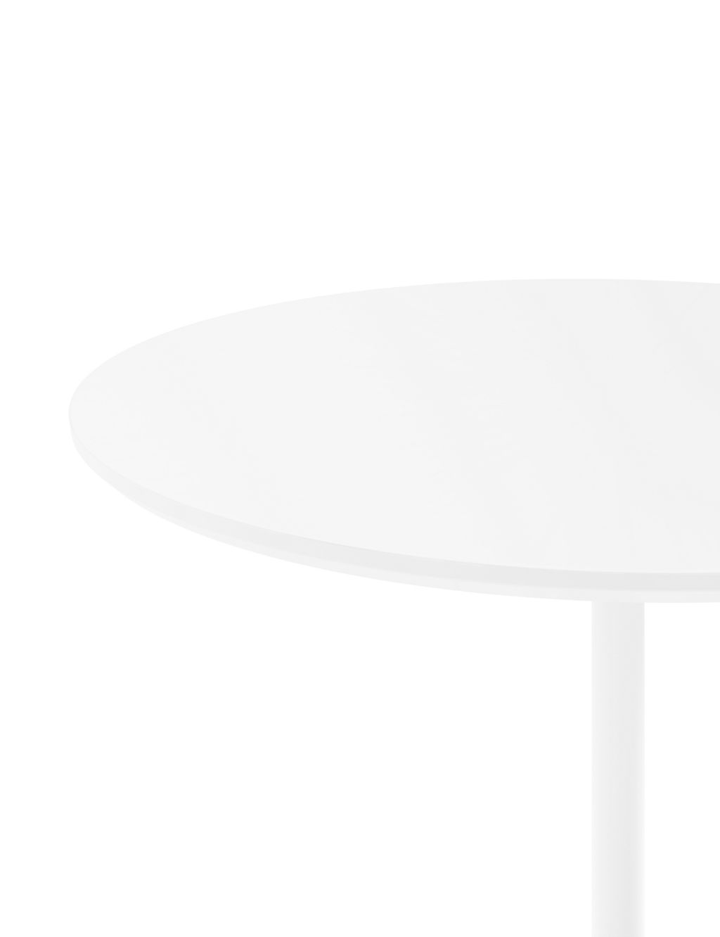 Finn Gloss 4 Seater Pedestal Dining Table 2 of 8
