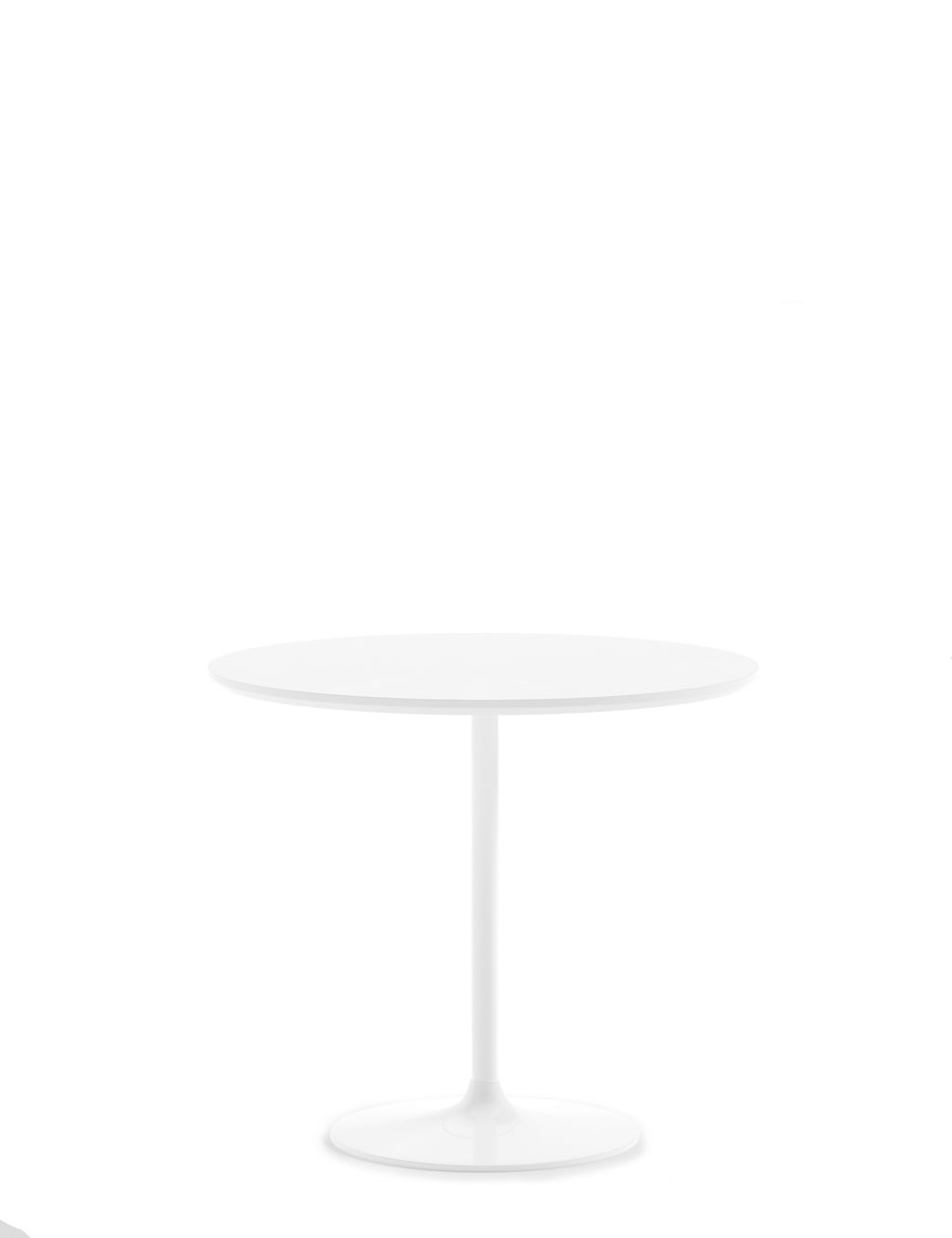 Finn Gloss 4 Seater Pedestal Dining Table 1 of 8