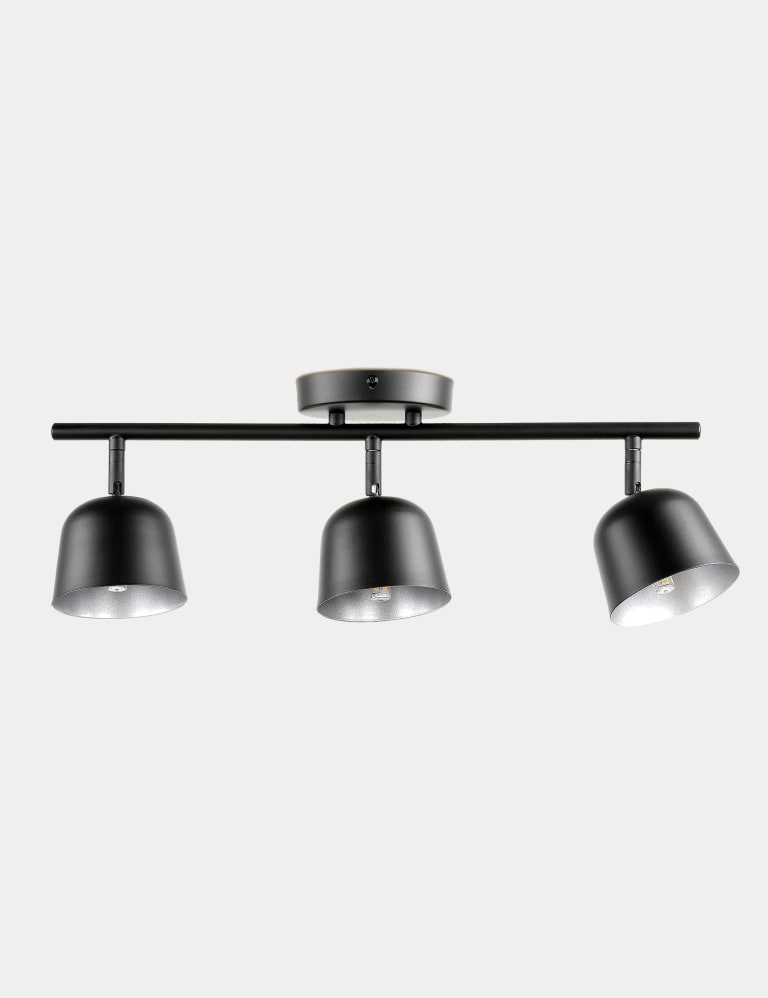 Finn Scandi Metal 3 Flush Ceiling Light 1 of 4