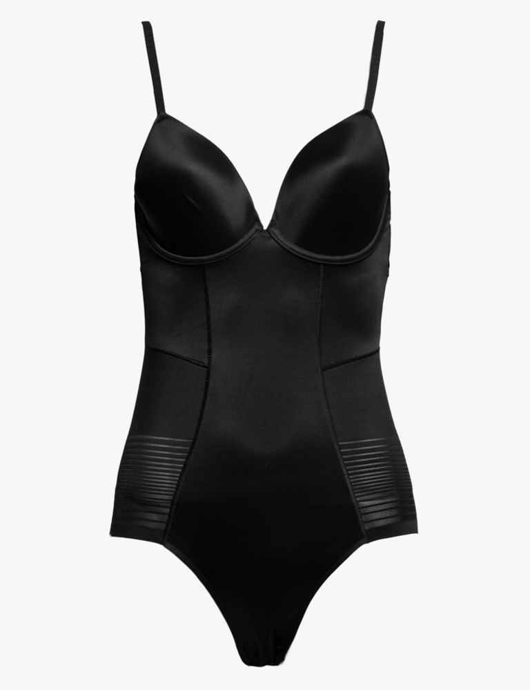 H&M+ Light Shaping Bodysuit - Black - Ladies