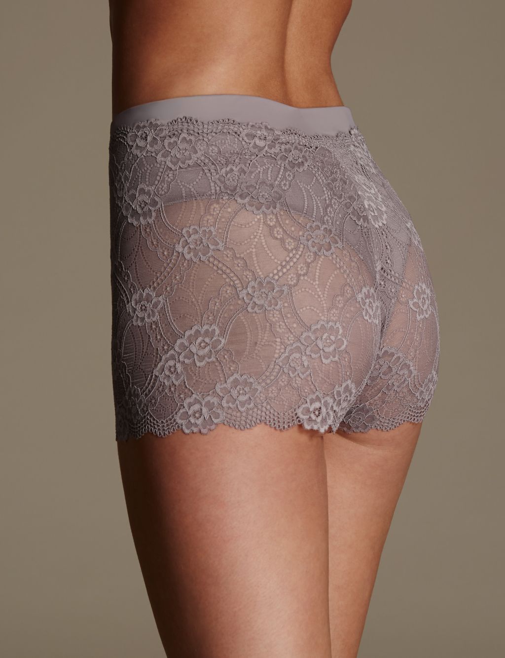 Firm Control Floral Lace Shorts 2 of 3