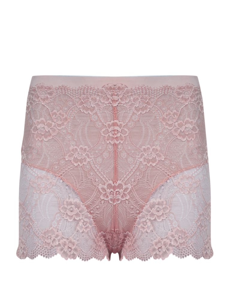 Firm Control Floral Lace Shorts 2 of 3