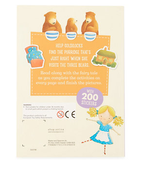 First Readers Goldilocks And The Three Bears Sticker Activity Book Image 2 of 3