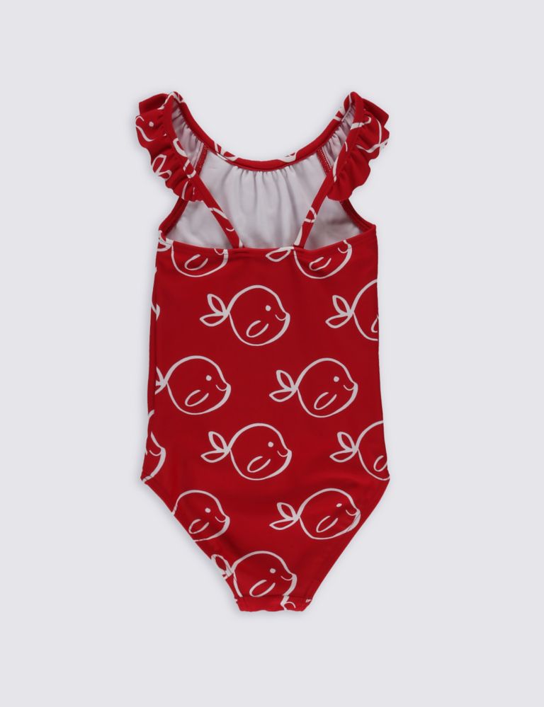 Fish Print Swimsuit with Lycra® Xtra Life™ (0-5 Years) 3 of 5