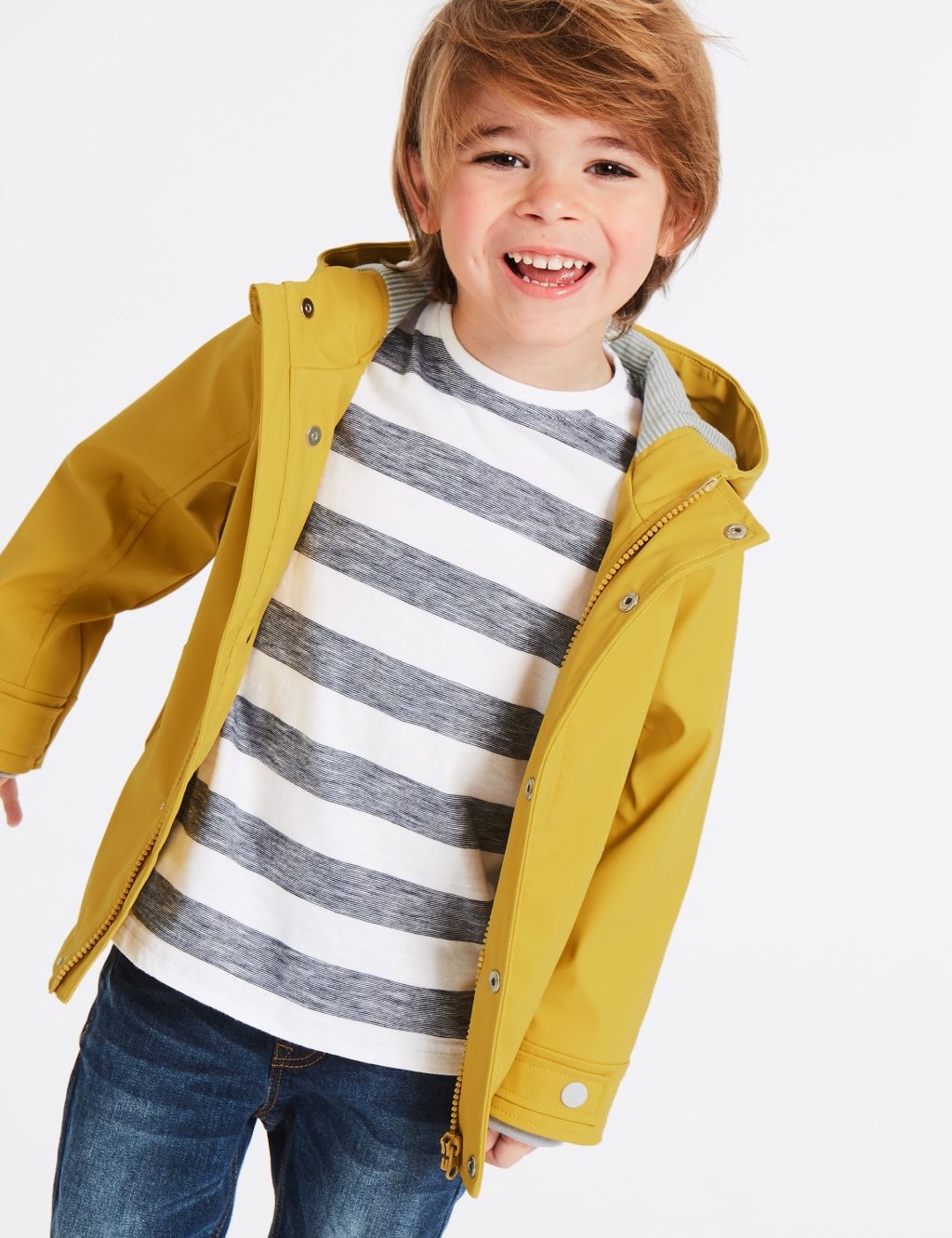 Fisherman in yellow coat online