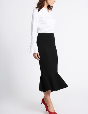 Fishtail skirt 2025 marks and spencer