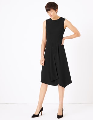 m&s black dress